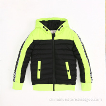 Boys knitted quilting padding jacket